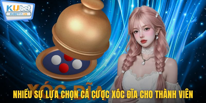 Nhiều sự lựa chọn cá cược xóc đĩa cho thành viên